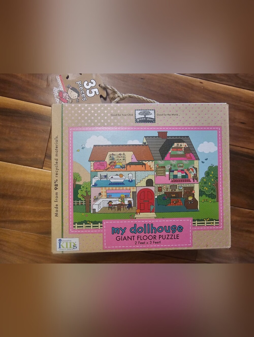 My Dollhouse Giant Floor Puzzle - Pink